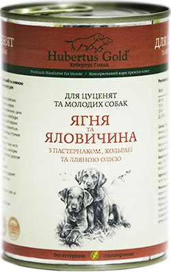 Hubertus Gold Junior Ягня та яловичина з пастернаком і кольрабі