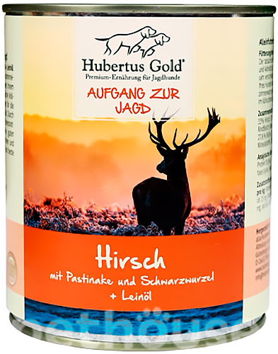 Hubertus Gold Aufgang zur Jagd Оленина с пастернаком, черным корнем и льняным маслом