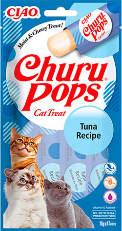 Inaba Churu Pops Желейное лакомство с тунцом для кошек