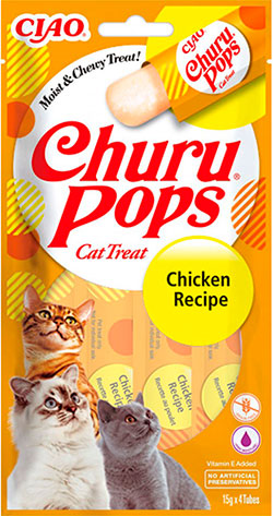 Inaba Churu Pops Желейное лакомство с курицей для кошек