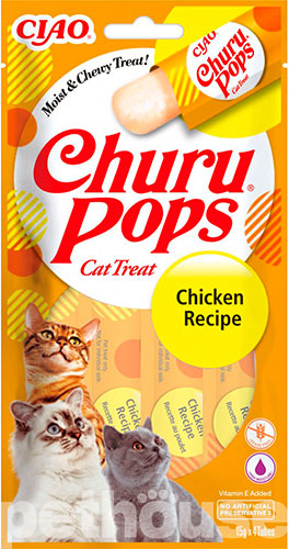 Inaba Churu Pops Желейні ласощі з куркою для котів