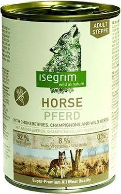 Isegrim Adult Steppe Horse with Chokeberries, Champignons & Wild Herbs