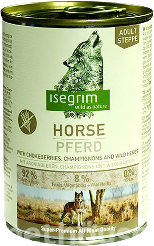 Isegrim Adult Steppe Horse with Chokeberries, Champignons & Wild Herbs