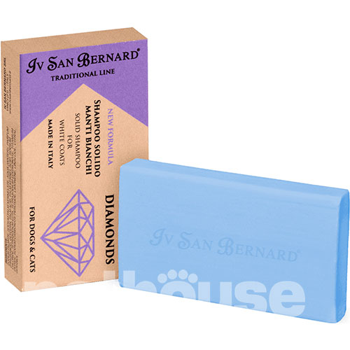 Iv San Bernard Diamonds Solid Shampoo for White Coats