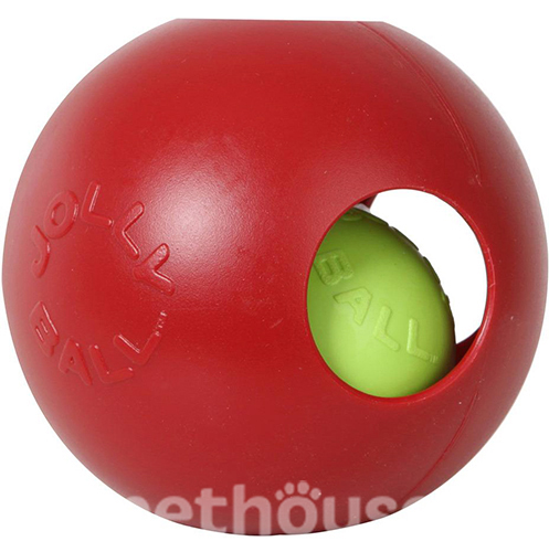Jolly Pets Teaser Ball Подвійний м’яч для собак, 20 см, фото 3