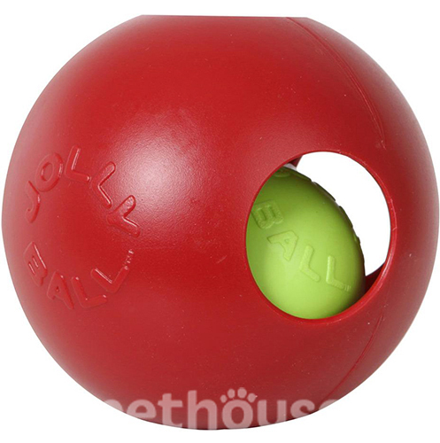 Jolly Pets Teaser Ball Двойной мяч для собак, 15 см, фото 2