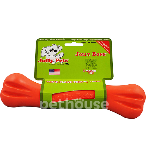 Jolly Pets Flex-N-Chow Гибкая игрушечная кость для собак, 26,5 см, фото 3
