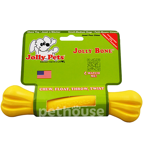 Jolly Pets Flex-N-Chow Гнучка іграшкова кістка для собак, 20,5 см, фото 3