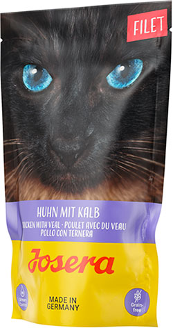 Josera Filet Huhn mit Kalb Куряче філе з телятиною для котів, пауч