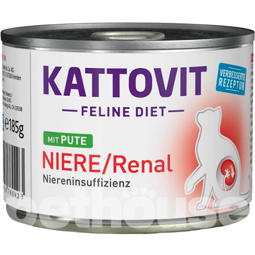 Kattovit Veterinary Feline Diet Niere Renal Turkey