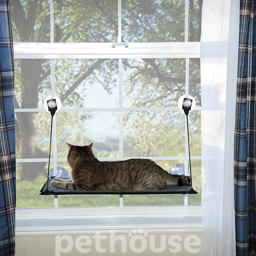 K&H EZ Mount Window Kitty Sill Гамак на окно для кошек, фото 2