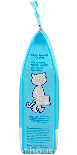 KikiKat Cleany Бентонитовый наполнитель, с ароматом мыла, фото 2