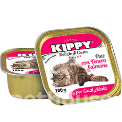 Kippy Паштет с лососем для кошек