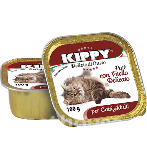 Kippy Паштет с телятиной для кошек