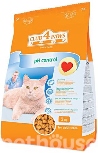 Клуб 4 лапы Ph control для взрослых кошек