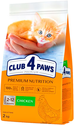 Клуб 4 Лапы Premium с курицей для котят
