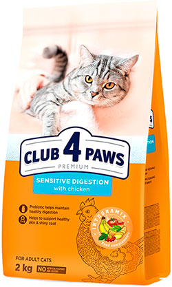 Клуб 4 лапы Premium Sensitive Digestion для взрослых кошек