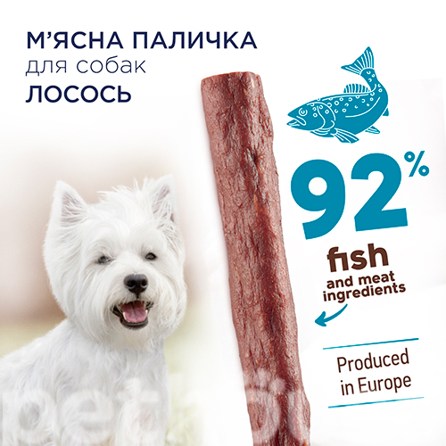Клуб 4 лапи Premium М'ясна паличка з лососем для собак, фото 2