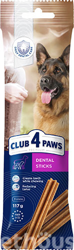 Клуб 4 лапи Premium Dental Sticks для собак великих порід