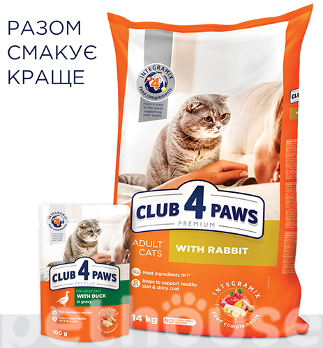 Клуб 4 лапы Premium с уткой в соусе для кошек, фото 4