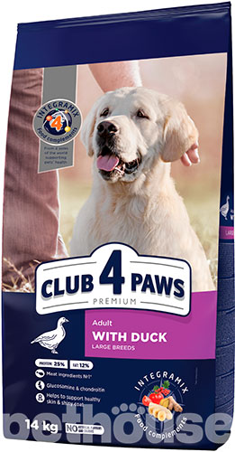 Клуб 4 лапи Premium з качкою для собак великих порід