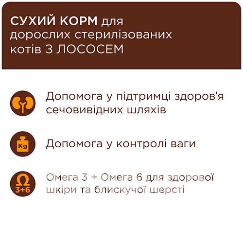 Клуб 4 лапы Premium с лососем для стерилизованных кошек