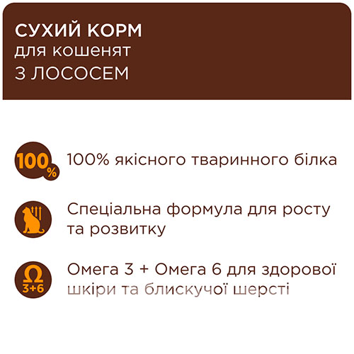 Клуб 4 лапы Premium с лососем для котят