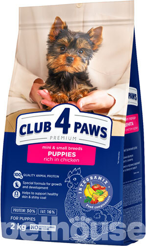Клуб 4 Лапы Premium с курицей для щенков малых и миниатюрных пород