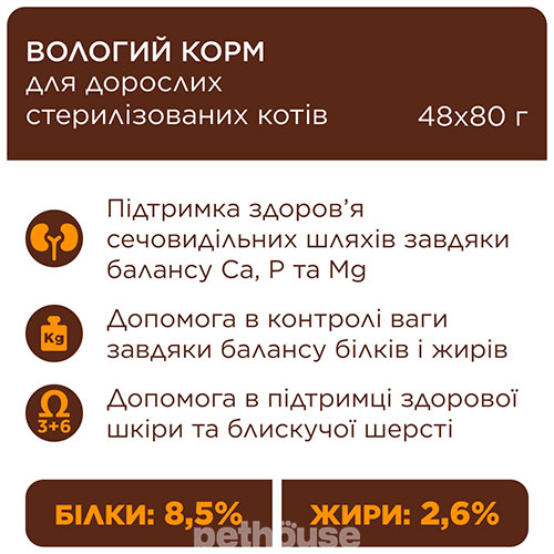 Клуб 4 Лапы Premium Набор влажного корма для стерилизованных кошек Клуб 4 Лапы Premium Набор влажного корма для стерилизованных кошек