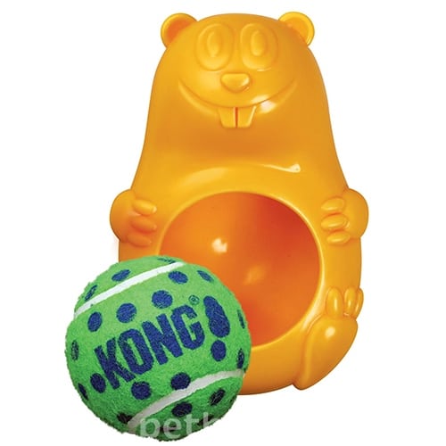 Kong Tennis Pals Іграшка-головоломка для собак, зі звуком, 14 см, фото 2