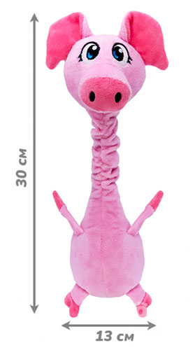 Kong Shakers Bobz Pig Іграшка "Свинка" з пискавкою для собак