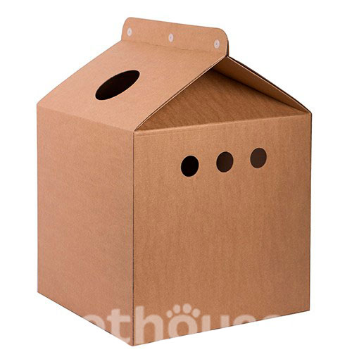 Котофабрика MilkBox Craft - будиночок з картону для котів, фото 2