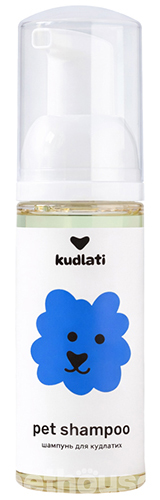 Kudlati Шампунь-пінка з ніацинамідом та інуліном для кудлатих собак та котів Kudlati Шампунь-пінка з ніацинамідом та інуліном для кудлатих собак та котів
