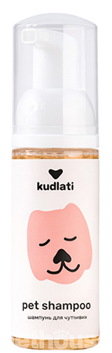 Kudlati Шампунь-пінка з ніацинамідом та інуліном для чутливої шкіри собак та котів