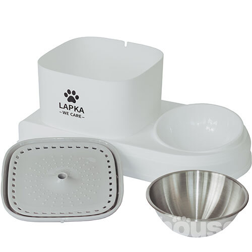 Lapka 2in1 Питний фонтан з мискою Cat Water Fountain with Bowl