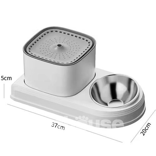 Lapka 2in1 Питний фонтан з мискою Cat Water Fountain with Bowl