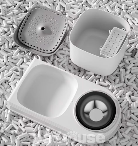 Lapka 2in1 Питний фонтан з мискою Cat Water Fountain with Bowl