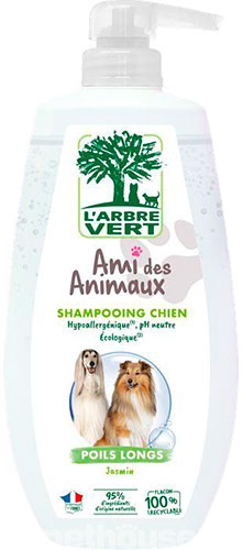 L'Arbre Vert Шампунь з екстрактом жасмину для довгошерстих собак, фото 2