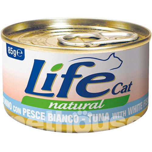 LifeCat Тунець з білою рибою для котів