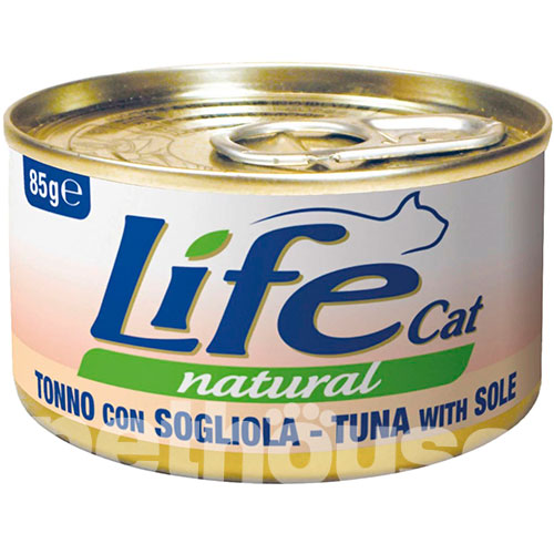 LifeCat Тунец с камбалой для кошек