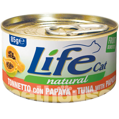 LifeCat Тунец с папайей для кошек
