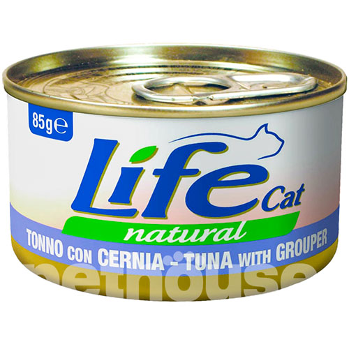 LifeCat Тунец с окунем для кошек