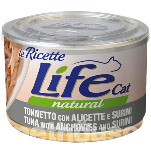 LifeCat le Ricette Тунец с анчоусами и крабами для кошек