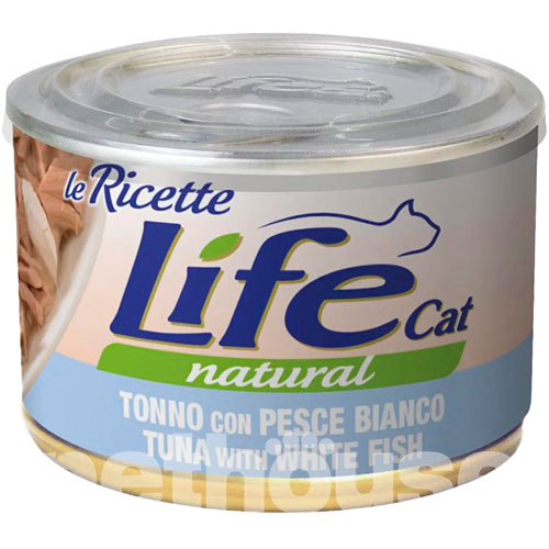 LifeCat le Ricette Тунець з білою рибою для котів