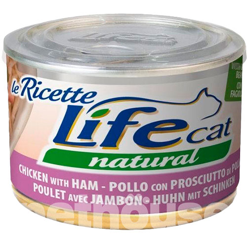 LifeCat le Ricette Куриное филе с ветчиной и стручковой фасолью для кошек