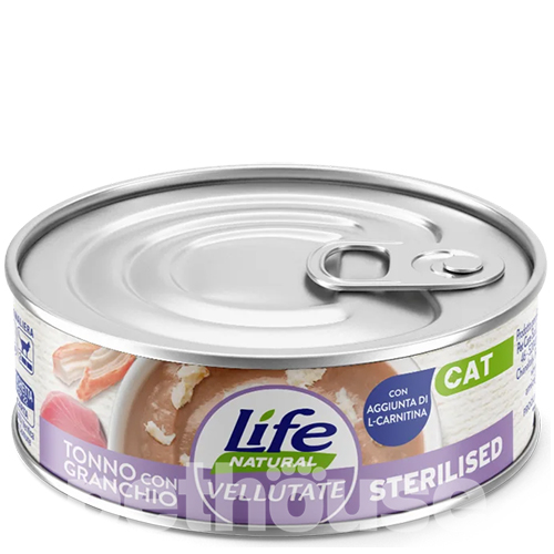 LifeCat Vellutate Тунець з крабом для стерилізованих котів