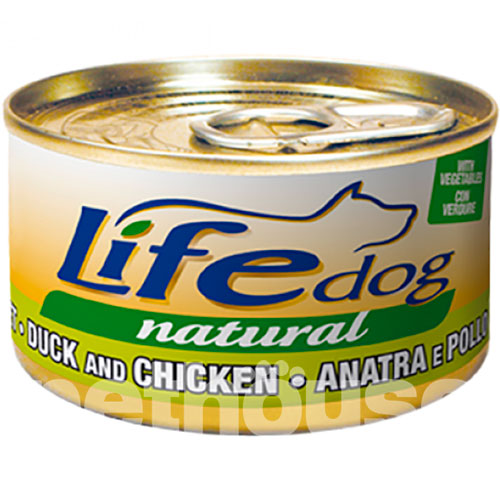 LifeDog Филе утки с курицей и овощами для собак
