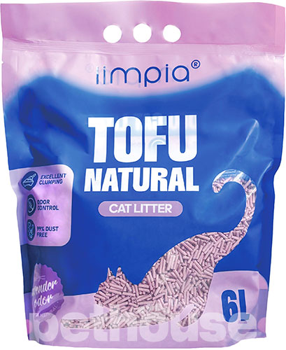 Limpia Tofu Соєвий наповнювач для котячого туалету, з ароматом лаванди