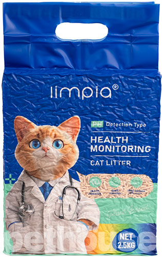 Limpia Tofu Соєвий наповнювач для котячого туалету з індикатором pH сечі