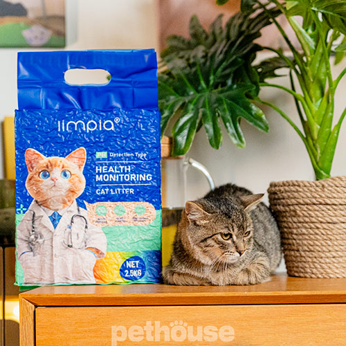 Limpia Tofu Соєвий наповнювач для котячого туалету з індикатором pH сечі